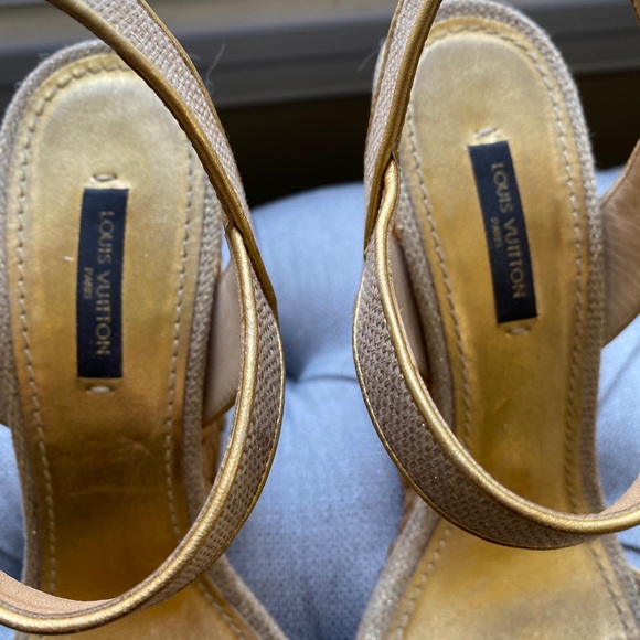 Authentic Louis Vuitton wedges - Picture 5 of 16